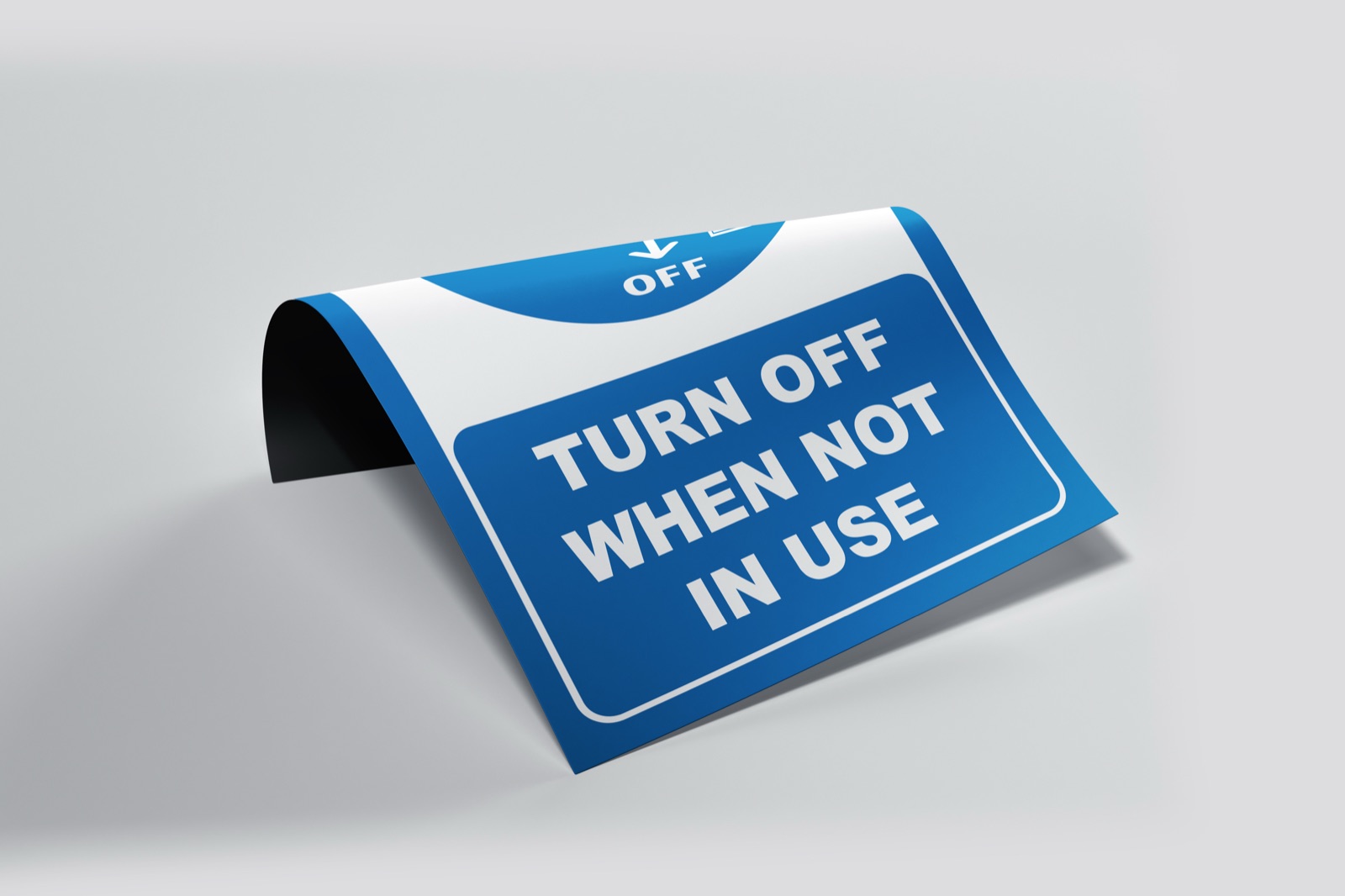 Printed magnetic sign panel
