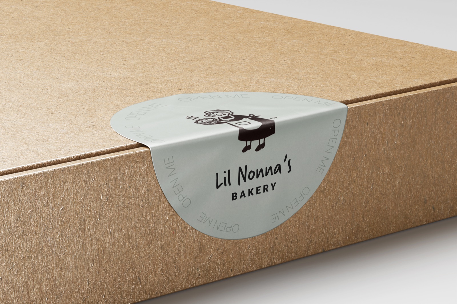 Sheet of printed circular die-cut labels