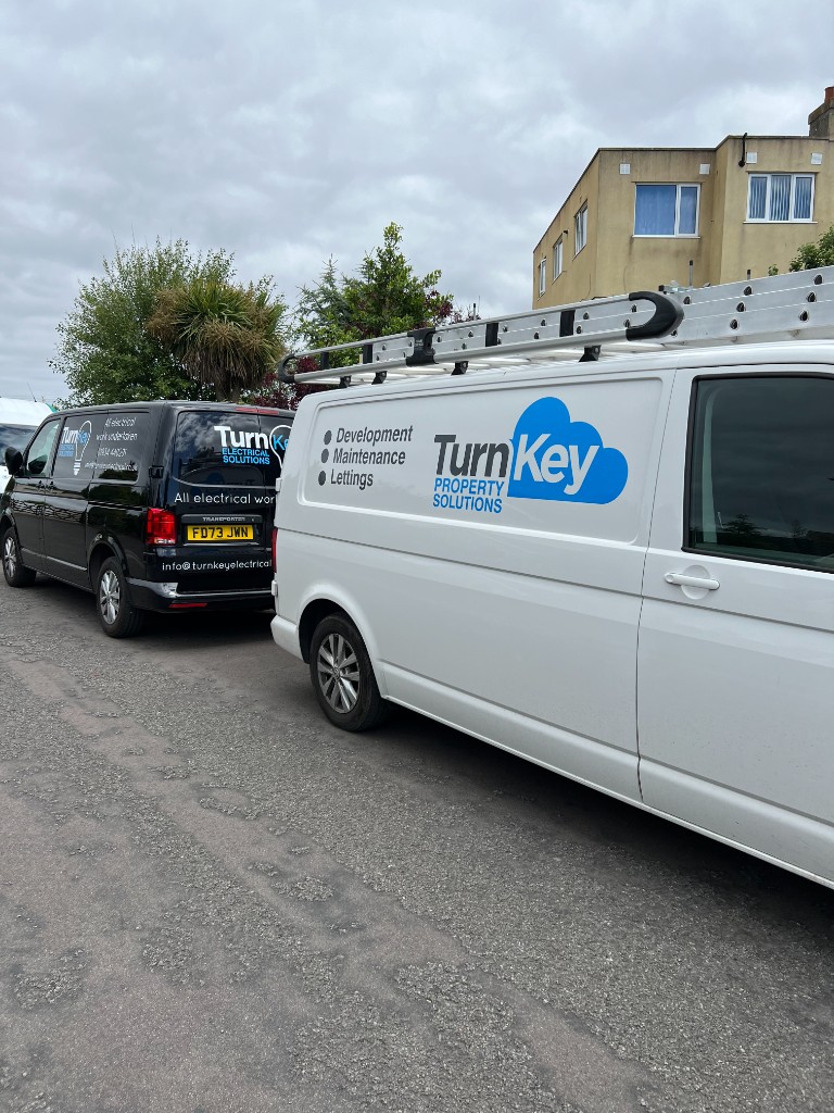 TurnKey Property Solutions commercial van livery