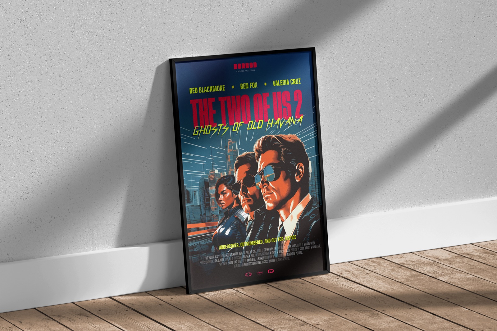Large format printed poster